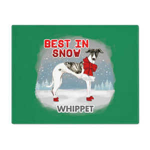 Whippet Best In Snow Placemat