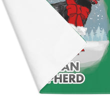 Load image into Gallery viewer, Belgian Shepherd Best In Snow Placemat