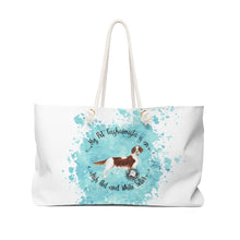 Load image into Gallery viewer, Irish Red and White Setter Pet Fashionista Weekender Bag