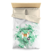 Load image into Gallery viewer, Akita Pet Fashionista Duvet Cover