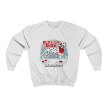 Load image into Gallery viewer, Dalmation Best In Snow Heavy Blend™ Crewneck Sweatshirt