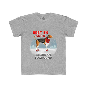 American Foxhound Best In Snow Kids Regular Fit Tee