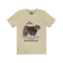 Load image into Gallery viewer, My Puli Ate My Homework Unisex Jersey Short Sleeve Tee