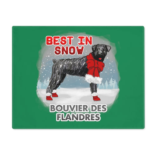 Bouvier Des Flandres Best In Snow Placemat