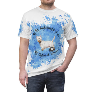 West Highland White Terrier Pet Fashionista All Over Print Shirt