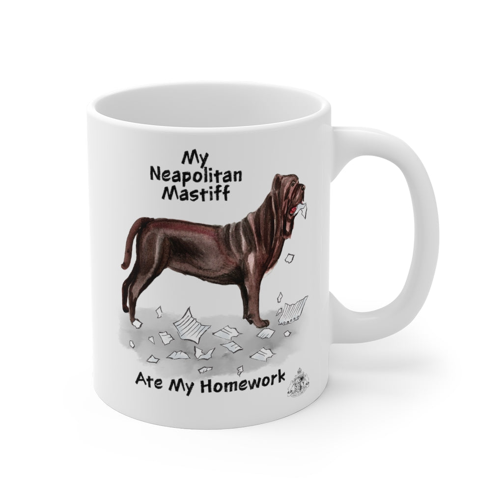 My Neapolitan Mastiff Ate My Homework Mug
