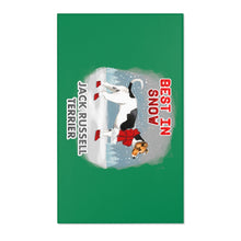 Load image into Gallery viewer, Jack Russell Terrier Best In Snow Area Rug