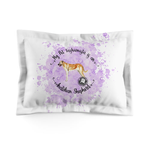 Anatolian Shepherd Dog Pet Fashionista Pillow Sham