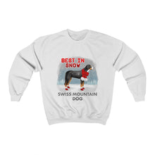 Load image into Gallery viewer, Swiss Mountain Dog Best In Snow Heavy Blend™ Crewneck Sweatshirt