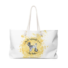 Load image into Gallery viewer, Toy Poodle Pet Fashionista Weekender Bag