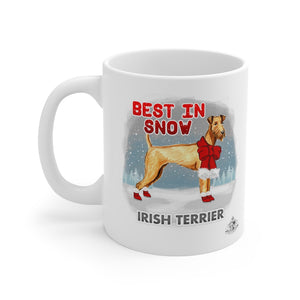 Irish Terrier Best In Snow Mug