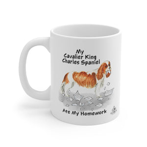My Cavalier King Charles Ate My Homework Mug