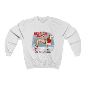 Greyhound Best In Snow Heavy Blend™ Crewneck Sweatshirt