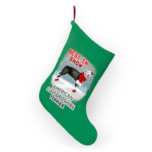 Load image into Gallery viewer, American Staffordshire Terrier Best In Snow Christmas Stockings