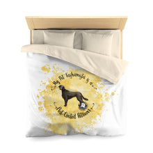 Load image into Gallery viewer, Flat-Coated Retriever Pet Fashionista Duvet Cover