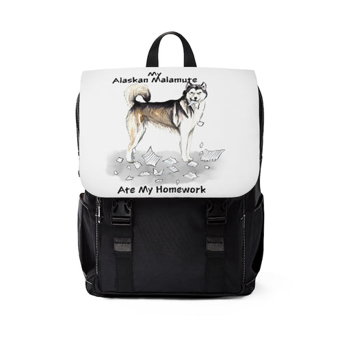 My Alaskan Malamute Ate My Homework Backpack