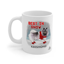 Load image into Gallery viewer, Keeshond Best In Snow Mug