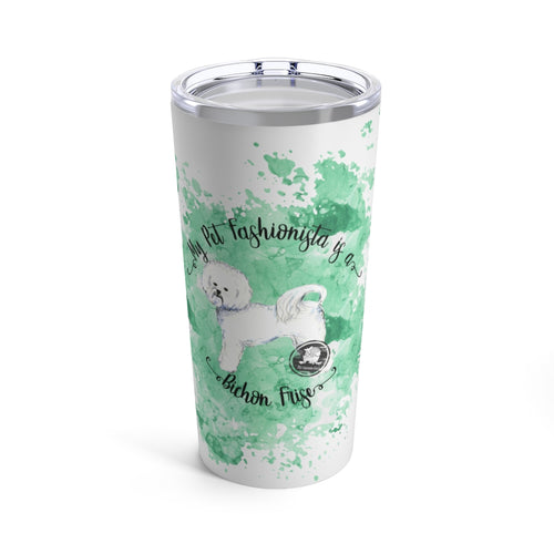 Bichon Frise Pet Fashionista Tumbler
