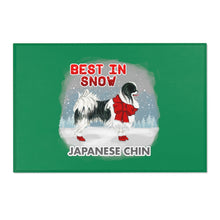Load image into Gallery viewer, Japanese Chin Best In Snow Area Rug