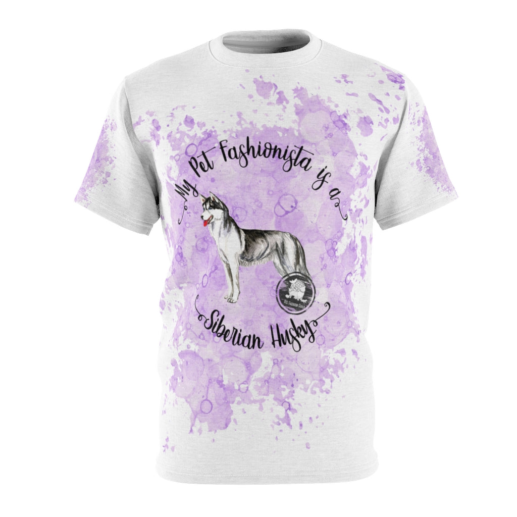 Siberian Husky Pet Fashionista All Over Print Shirt