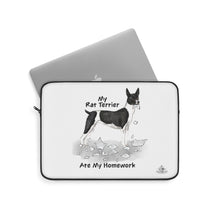 Load image into Gallery viewer, My Rat Terrier Ate My Homework Laptop Sleeve