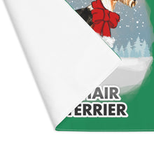 Load image into Gallery viewer, Wire Hair Fox Terrier Best In Snow Placemat