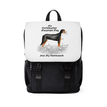Load image into Gallery viewer, My Entlebucher Mountain Dog Ate My Homework Backpack