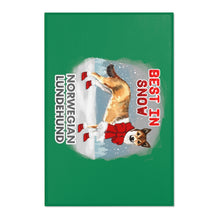 Load image into Gallery viewer, Norwegian Lundehund Best In Snow Area Rug