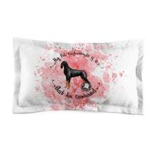 Load image into Gallery viewer, Black and Tan Coonhound Fashionista Pillow Sham