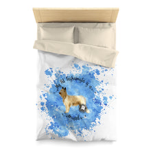 Load image into Gallery viewer, Briard Pet Fashionista Duvet Cover