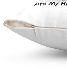 Load image into Gallery viewer, My Jack Russell Terrier Ate My Homework Square Pillow