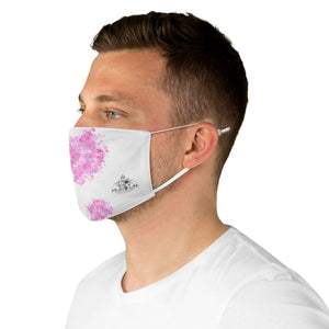 Pink Pet Fashionista Fabric Face Mask