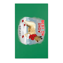 Load image into Gallery viewer, Briard Best In Snow Area Rug