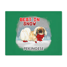 Load image into Gallery viewer, Pekingese Best In Snow Placemat