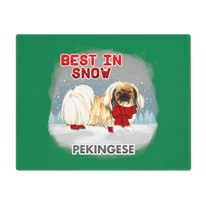 Pekingese Best In Snow Placemat