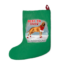 Load image into Gallery viewer, Bloodhound Best In Snow Christmas Stockings