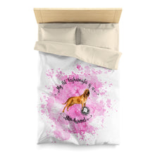 Load image into Gallery viewer, Bloodhound Pet Fashionista Duvet Cover