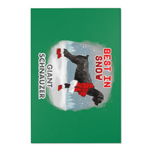 Load image into Gallery viewer, Giant Schnauzer Best In Snow Area Rug