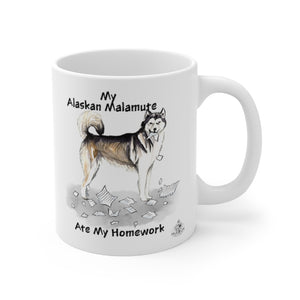 My Alaskan Malamute Ate My Homework Mug