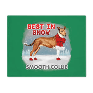 Smooth Collie Best In Snow Placemat