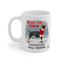 Load image into Gallery viewer, Miniature Bull Terrier Best In Snow Mug