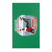 Load image into Gallery viewer, Bouvier Des Flandres Best In Snow Area Rug