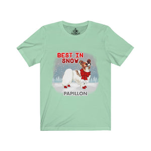 Papillon Best In Snow Unisex Jersey Short Sleeve Tee