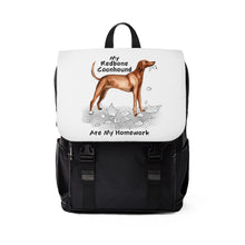 Load image into Gallery viewer, My Redbone Coonhound Ate My Homework Backpack