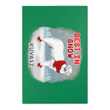 Load image into Gallery viewer, Kuvasz Best In Snow Area Rug
