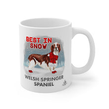 Load image into Gallery viewer, Welsh Springer Spaniel Best In Snow Mug
