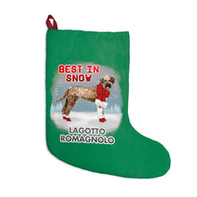 Load image into Gallery viewer, Lagotto Ramagnolo Best In Snow Christmas Stockings