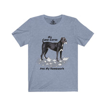 Load image into Gallery viewer, My Cane Corso Ate My Homework Unisex Jersey Short Sleeve Tee