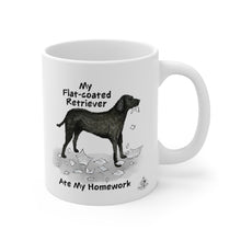 Load image into Gallery viewer, My Flat Coated Retriever Ate My Homework Mug