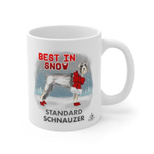 Load image into Gallery viewer, Standard Schnauzer Best In Snow Mug